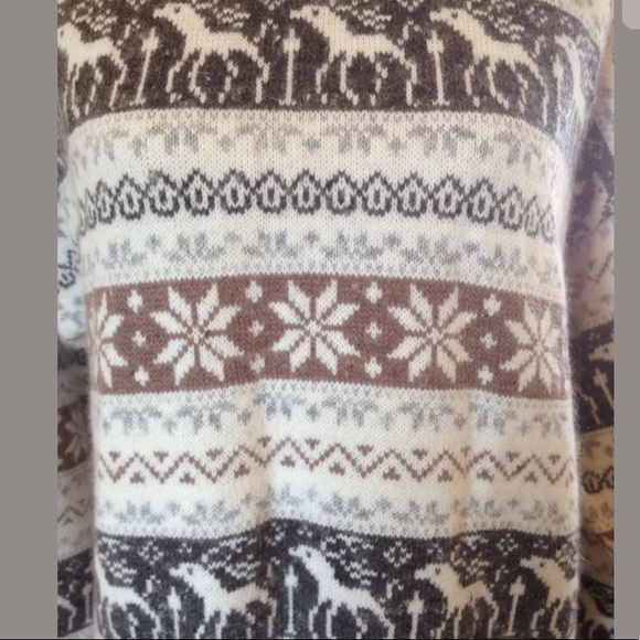 MAGLIA DONNA Handmade Angora Sweater Dress Holidays Winter M Italy - Picture 9 of 9